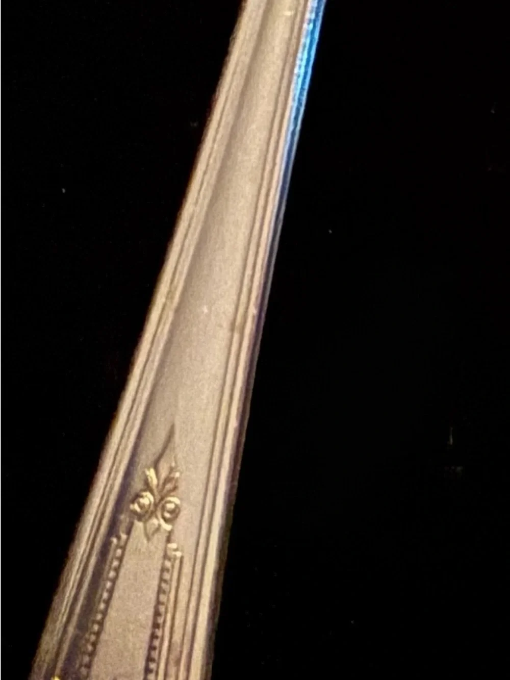 Rare 1935 Set of 8 Silver Plate Oyster/Cocktail Forks, Sheldon Pattern